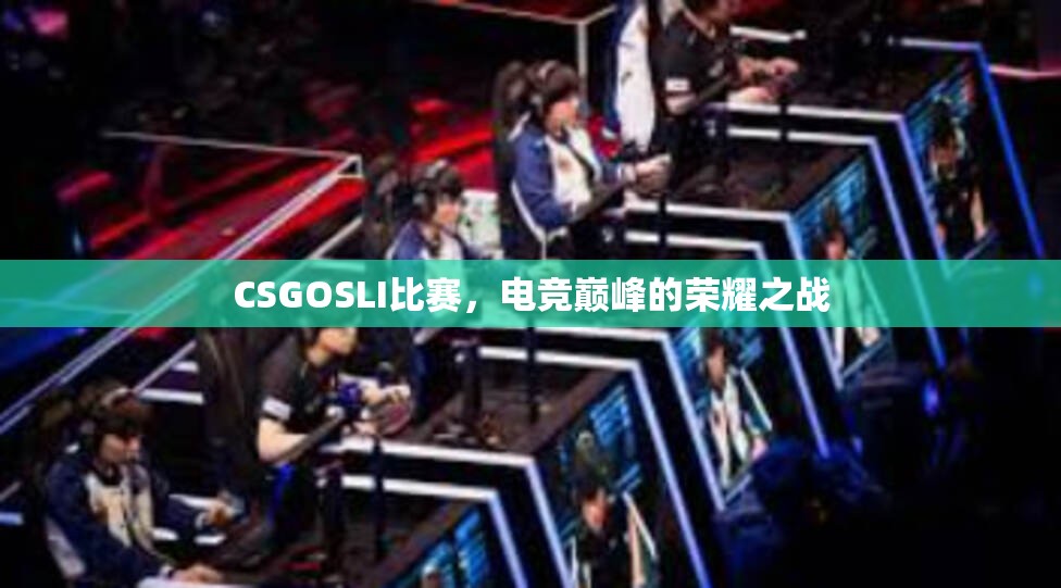 CSGOSLI比赛，电竞巅峰的荣耀之战