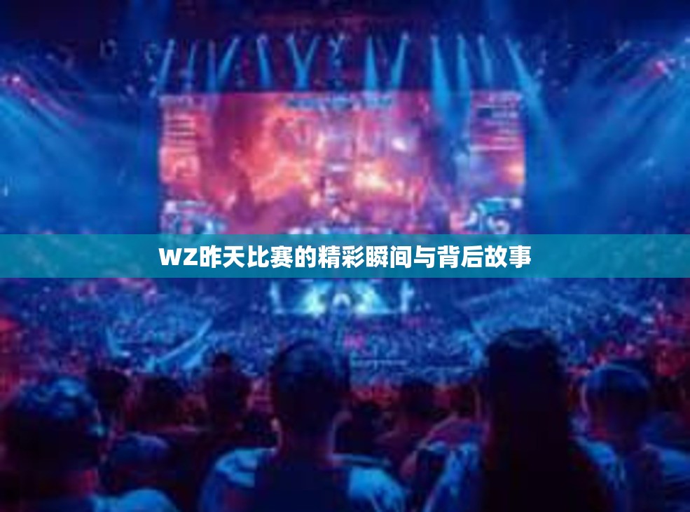 WZ昨天比赛的精彩瞬间与背后故事